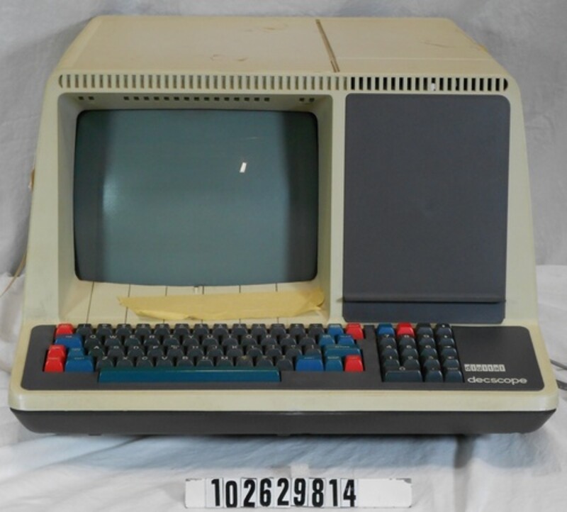 The photograph the VT52 was traced from